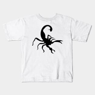 Scorpion Silhouette Kids T-Shirt